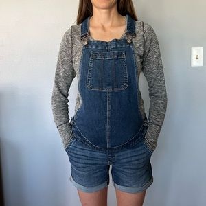 GAP Maternity Overall Shorts